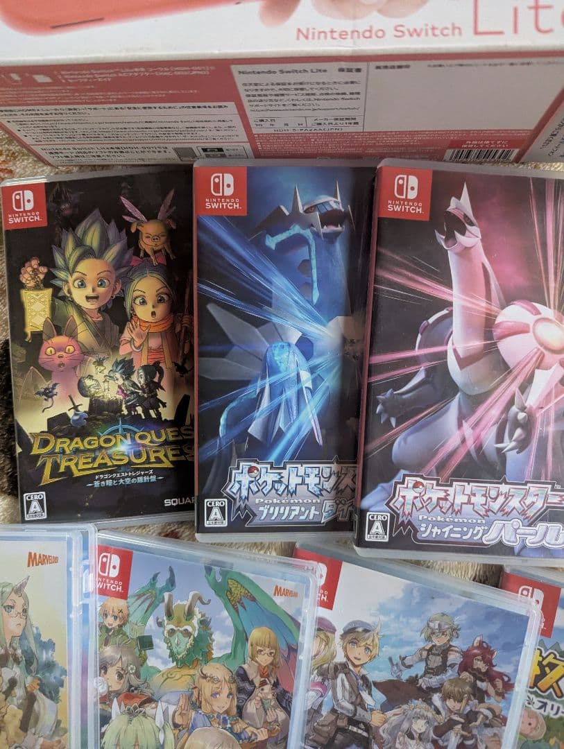 Nintendo Switch Lite ピンク + ゲームソフト5本