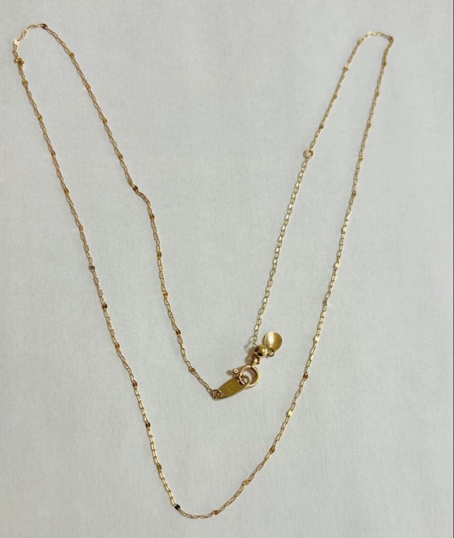 ete エテ K10YG ペタルチェーン ネックレス