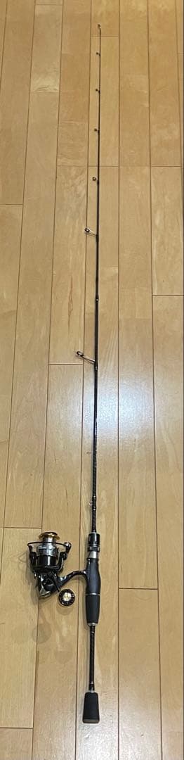 アジング釣りセット2ピースロッド（198㌢）&リール・ダイワ月下美人ワーム7点付