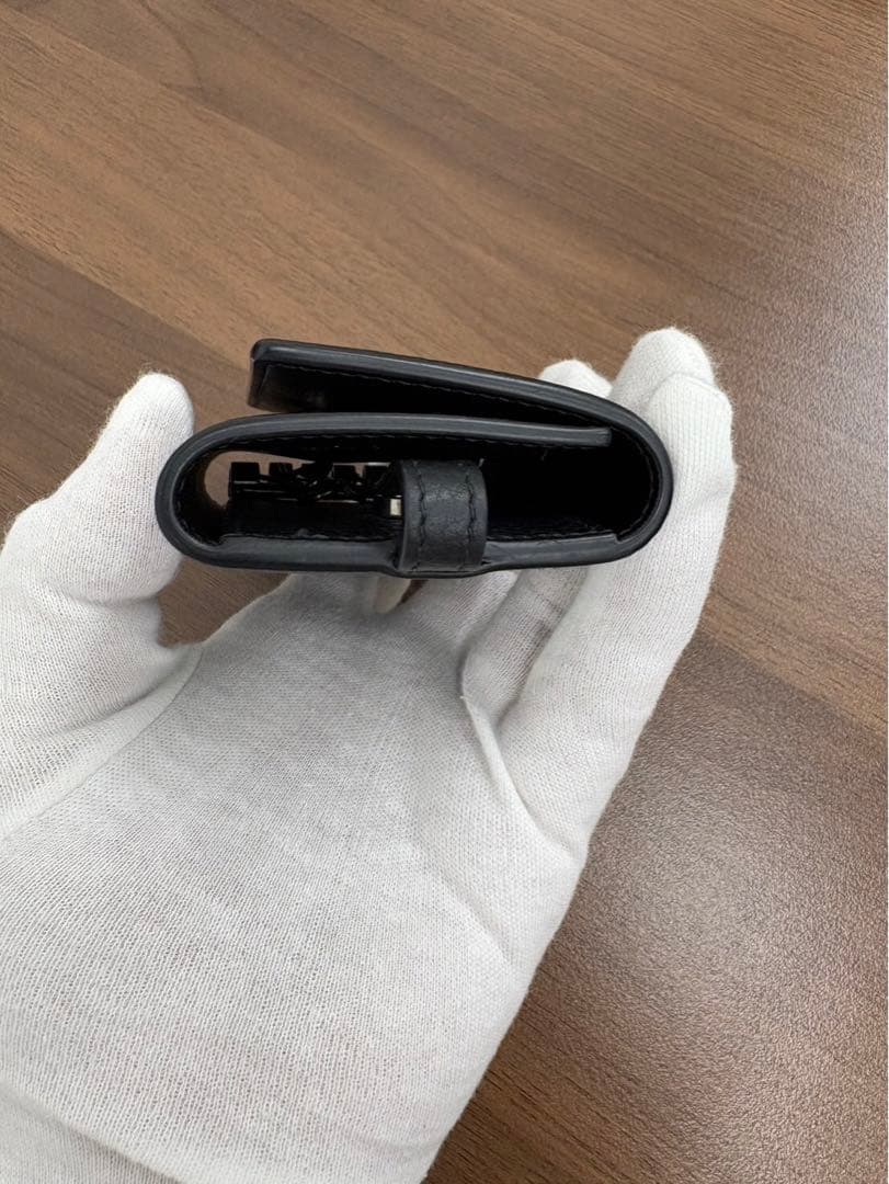 美品✨Dior ディオール キーケース 6連 ブラック レザー ユニセックス