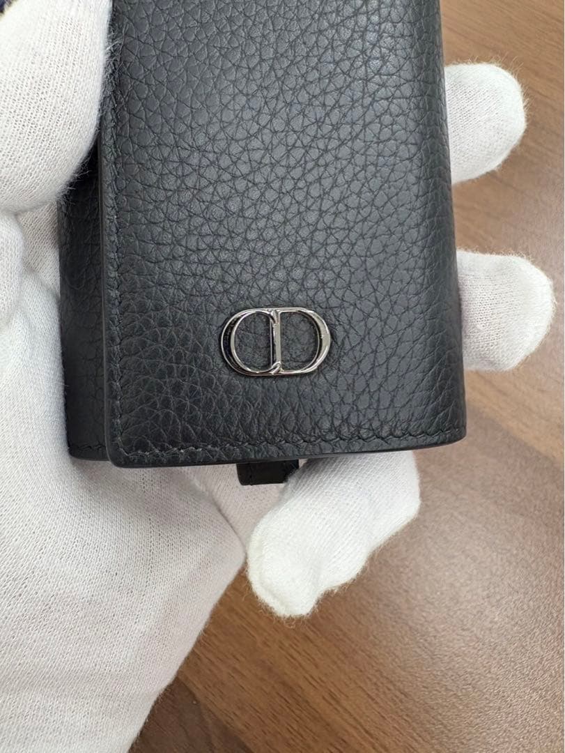 美品✨Dior ディオール キーケース 6連 ブラック レザー ユニセックス