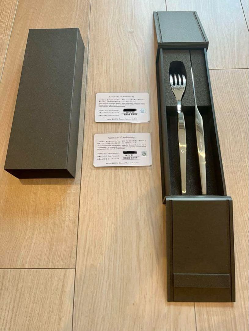 【新品未使用】龍泉刃物 ステーキナイフSK01 フォークFR01セット