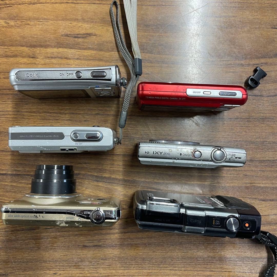 【ジャンク品】コンパクトデジタルカメラ6台セット