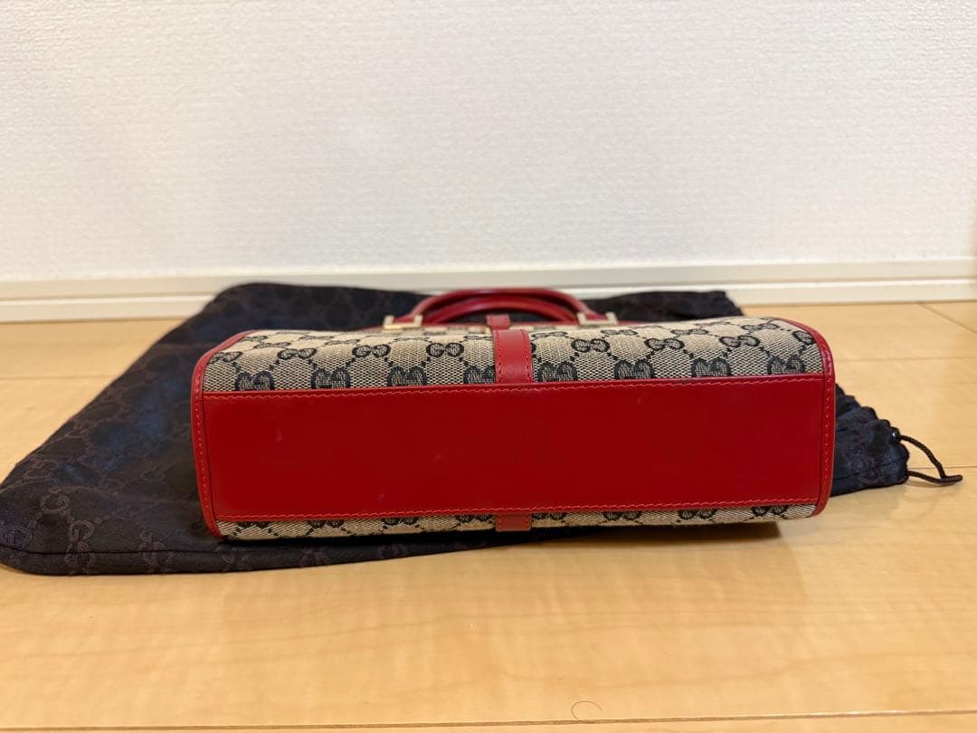 グッチ ハンドバッグ GGキャンバス/【中古】/美品/レディース