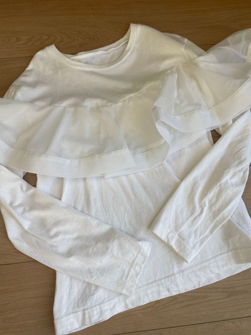 ★gypsohila チュールロンT ジプソフィア Tulle Long Tee