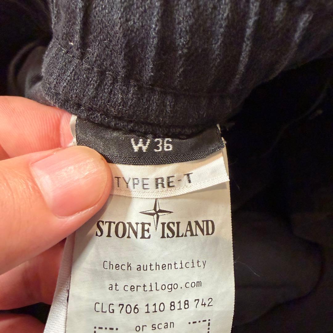 ストーンアイランド　カーゴパンツ　黒　751530104 ブラック　36サイズ