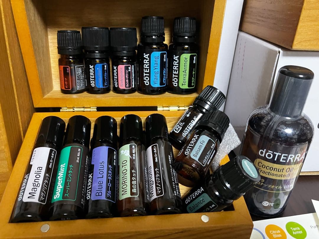 総額16万超え　アロマ38本　木箱3個付doTERRA 値下げセット　大幅値下げ