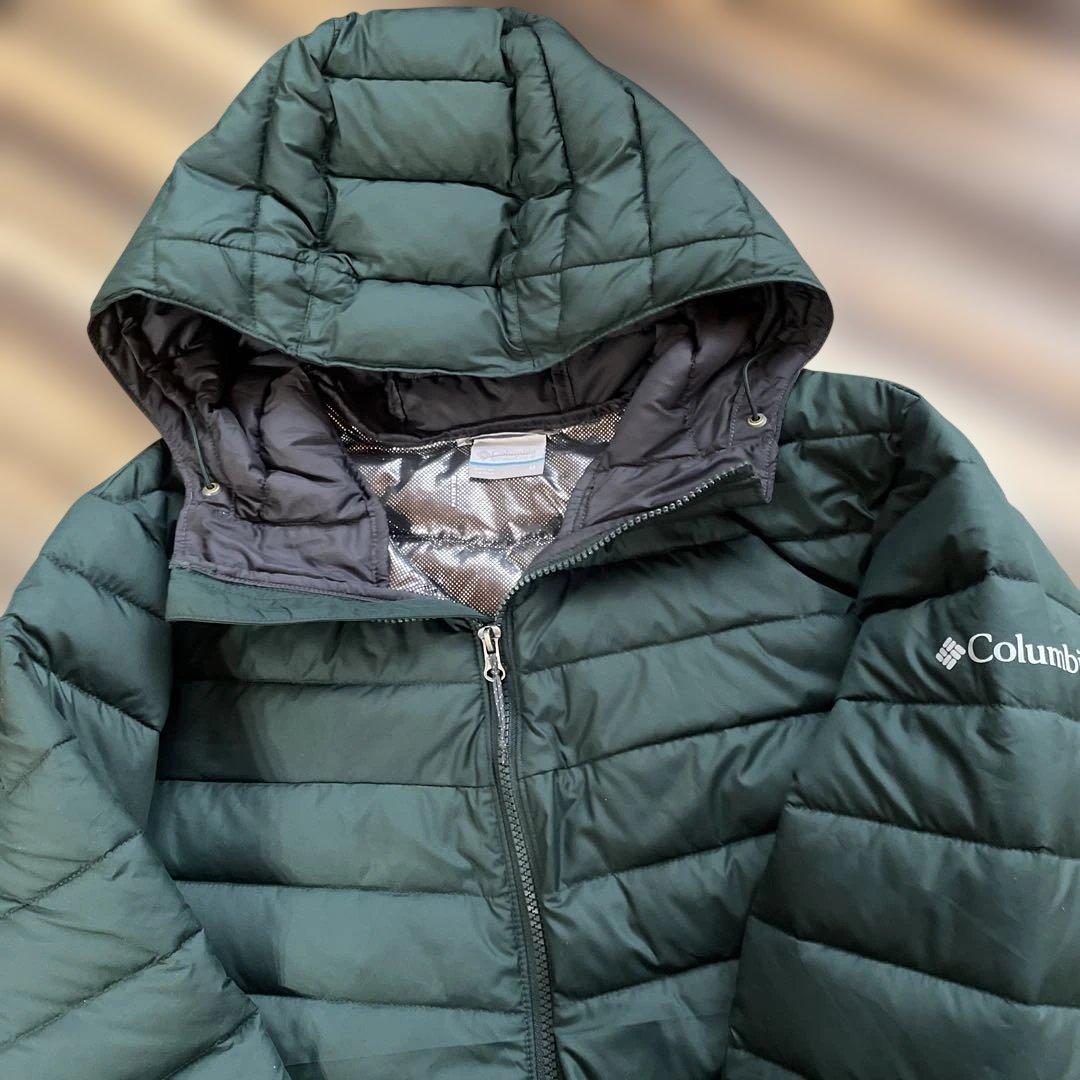 新品Columbia コロンビア中綿ジャケット　フーテッド　パフジャケット