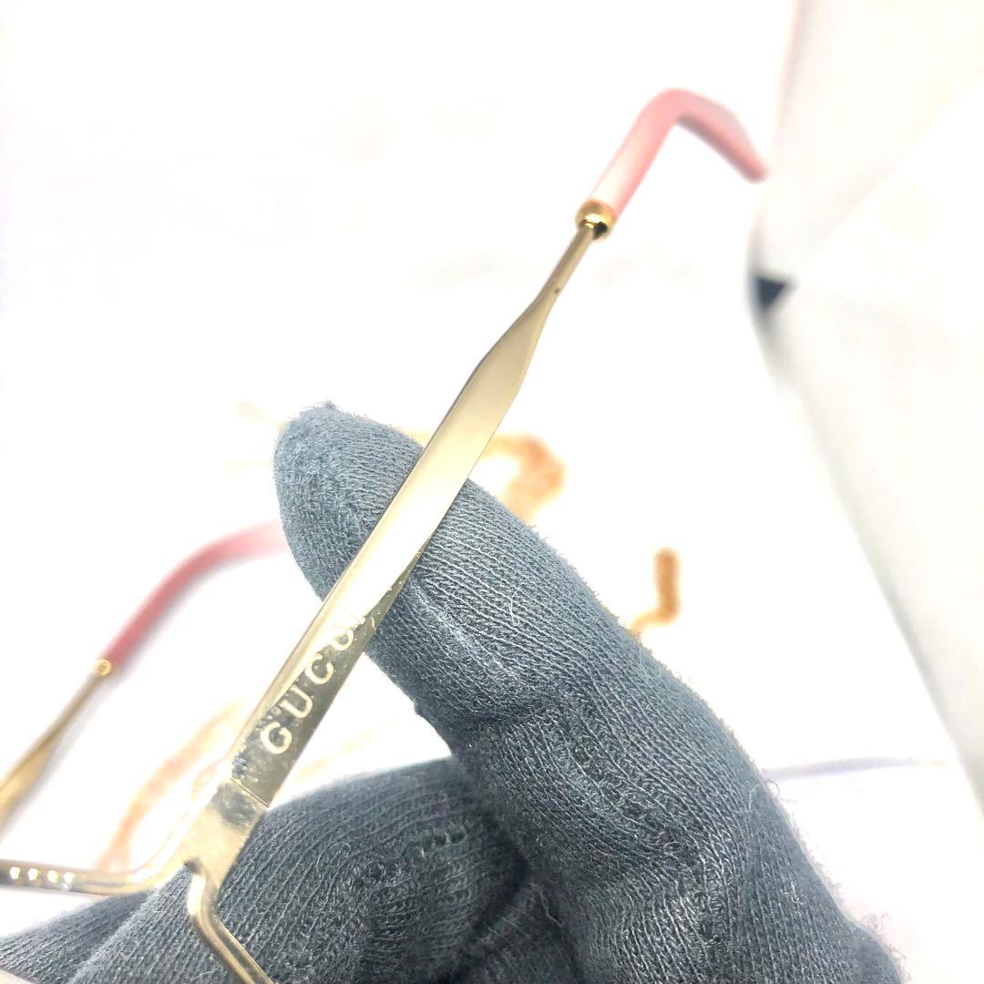 GUCCI GGマーモント ピンクレンズ サングラス GG0818SA