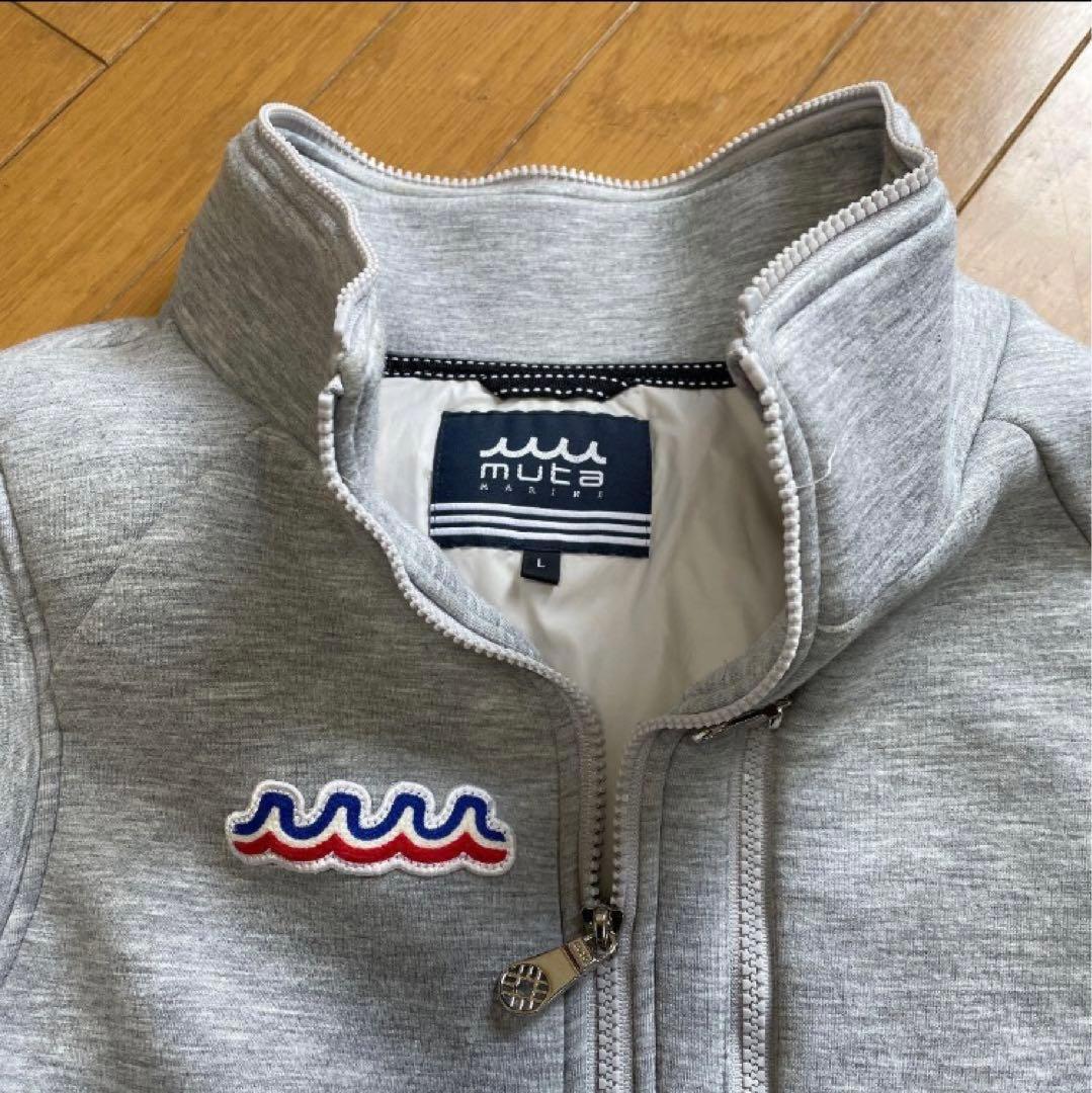 MUTA MARINE グレー ダウンベスト サイズL　美品
