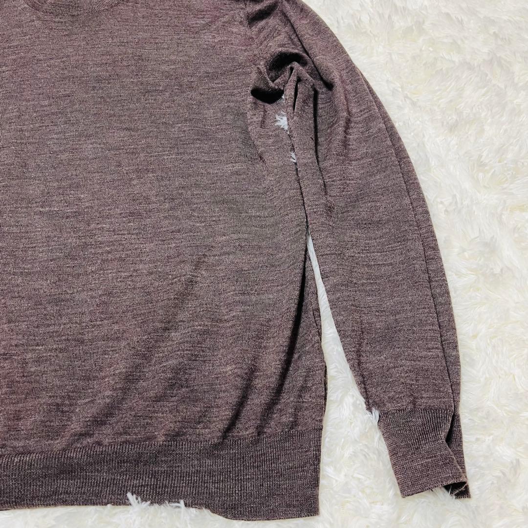 美品　高級　FEDELI LANA 140 WOOL モックネックニット