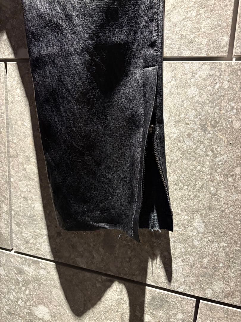 ok.soon new fake leather pants サイズ1