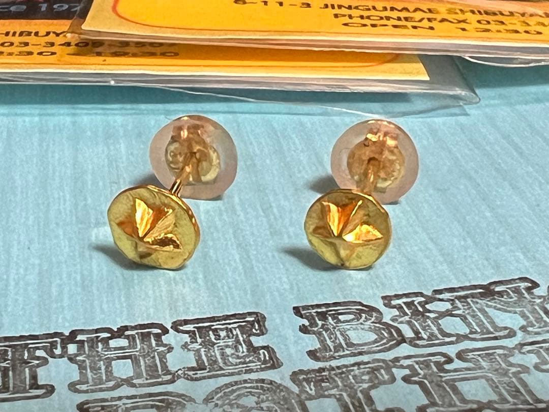 THE BINGO BROTHERS 24K 星ピアス 2個 ビンゴブラザーズ