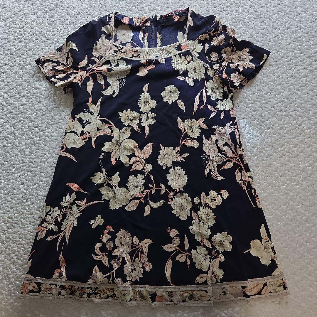 LEONARD 花柄 半袖チュニック サイズ38