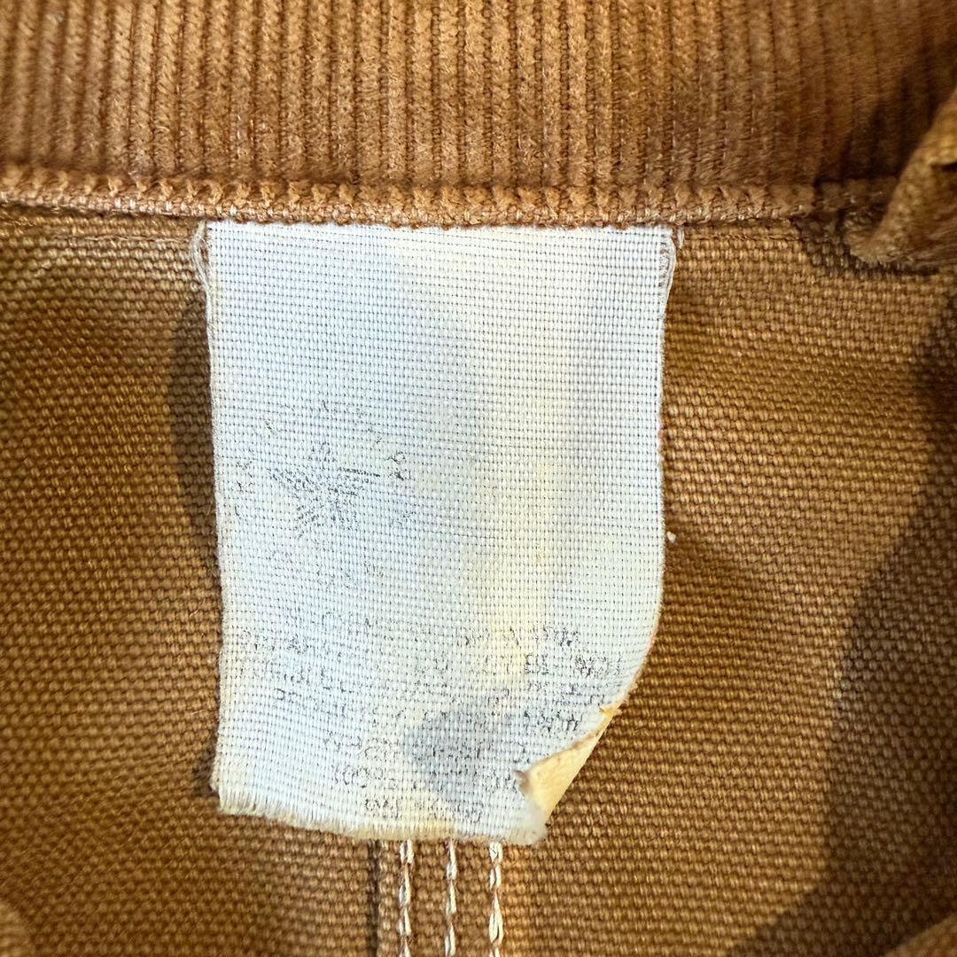 希少90s■カーハート【M】USA製 カバーオール チョアコート ジャケット