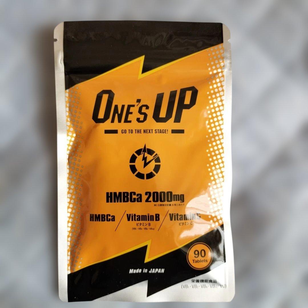 ONE'S UP ダイエットサプリ 90タブレット 原材料表記、賞味期限、写真