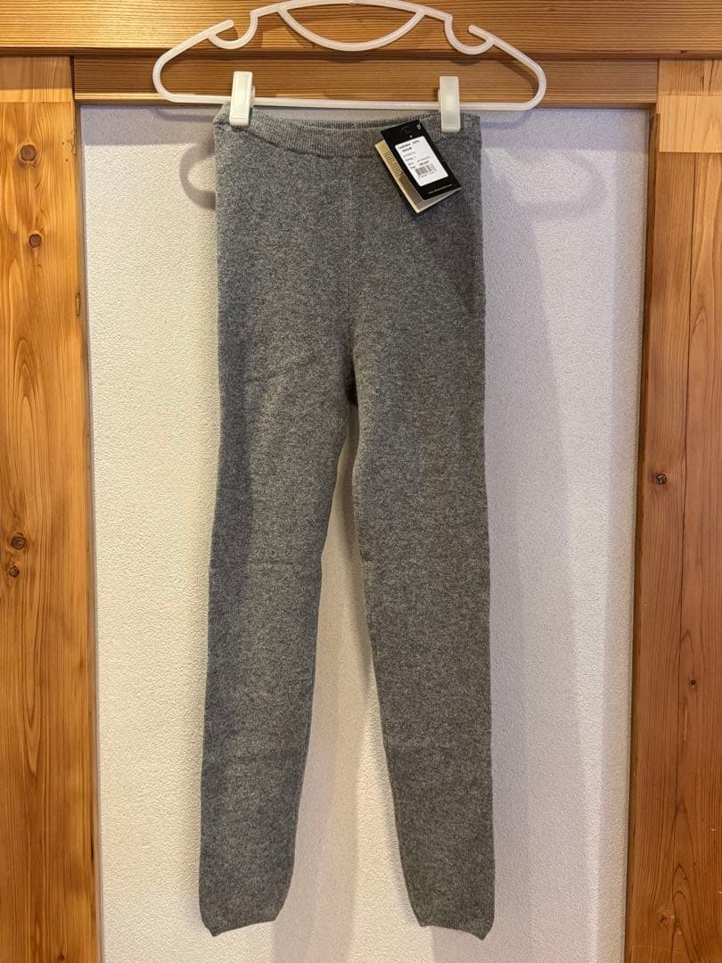 ALFRED ROWLAND London カシミヤ100%レギンス　グレー