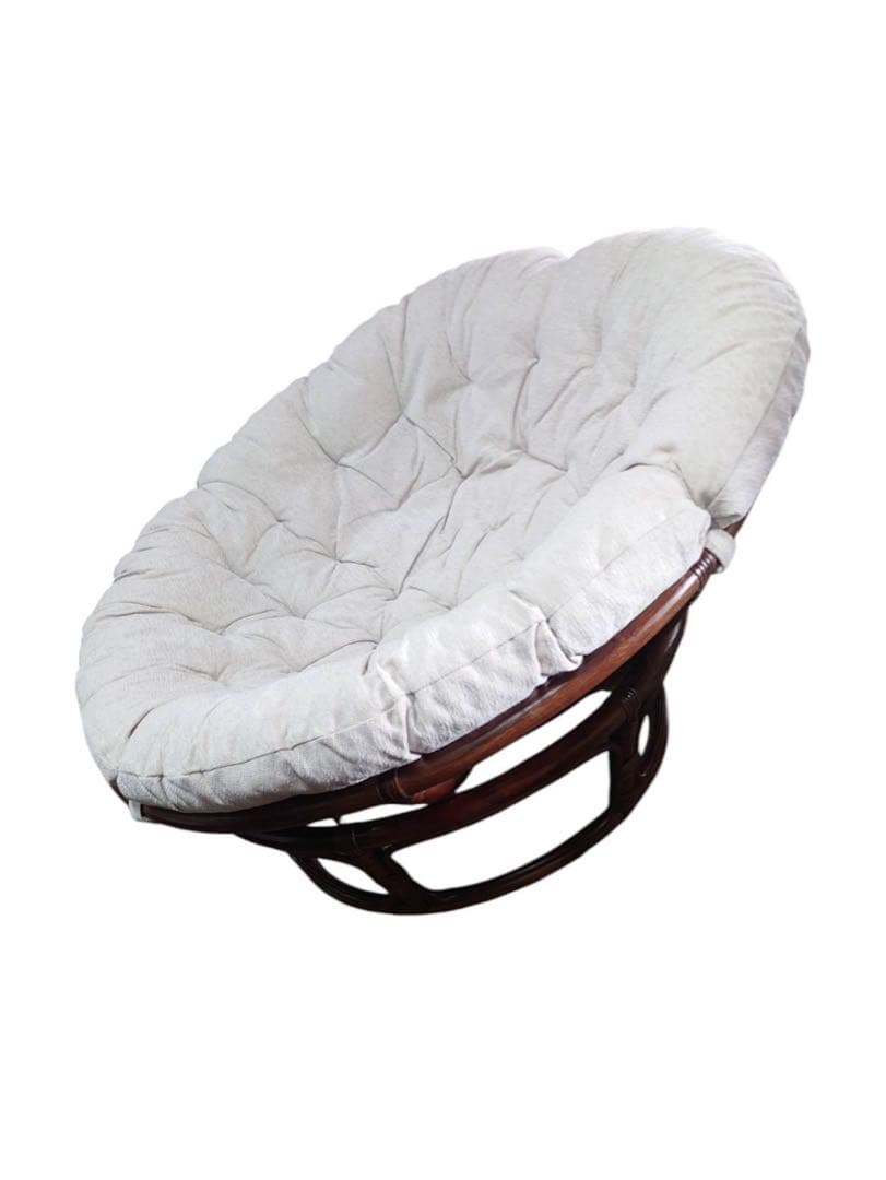 ニトリ　パパサンチェア　ソファ　ベージュ×ダークブラウン