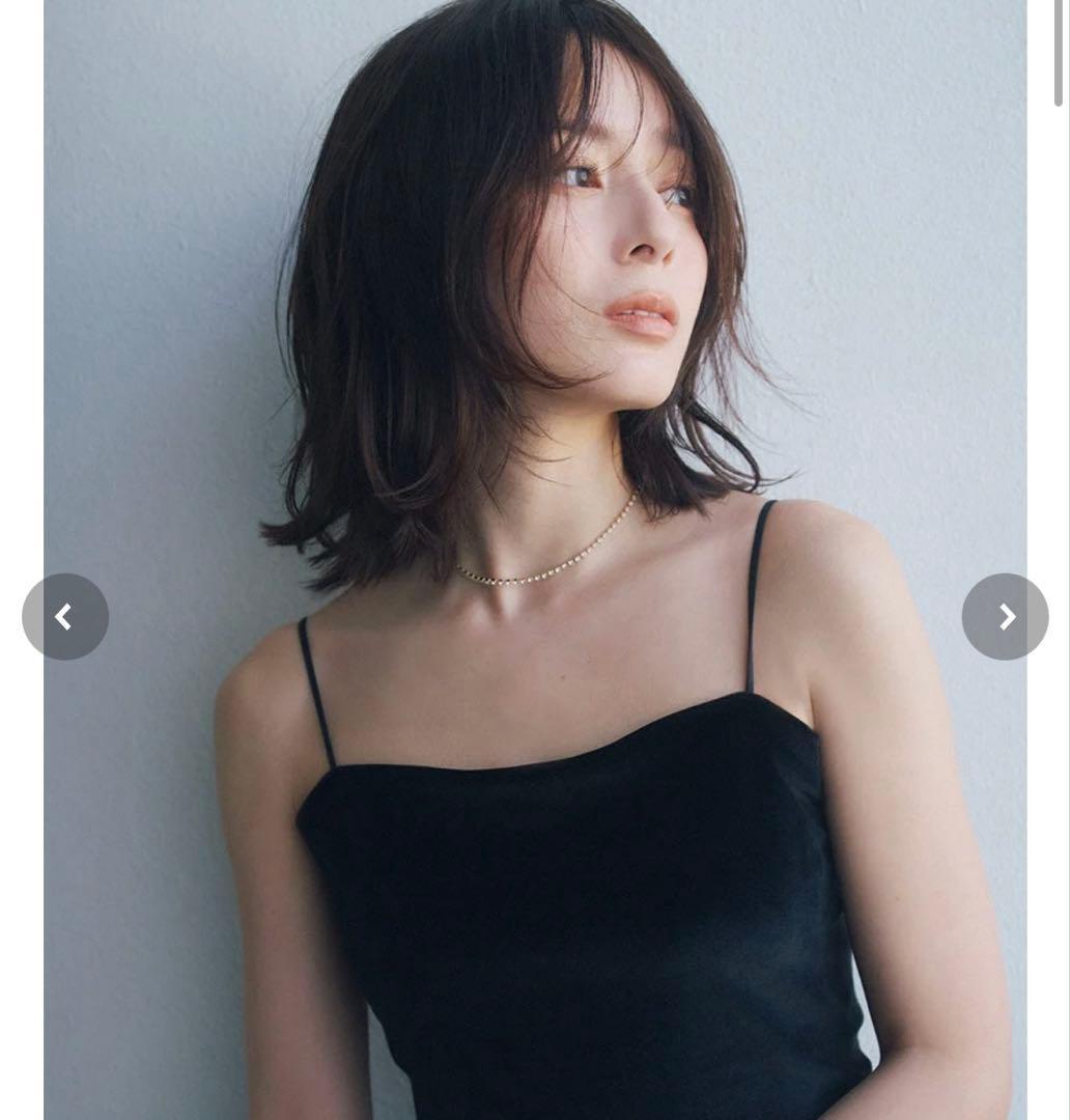 anuans OUR WACOAL カップインベロアショートキャミソール