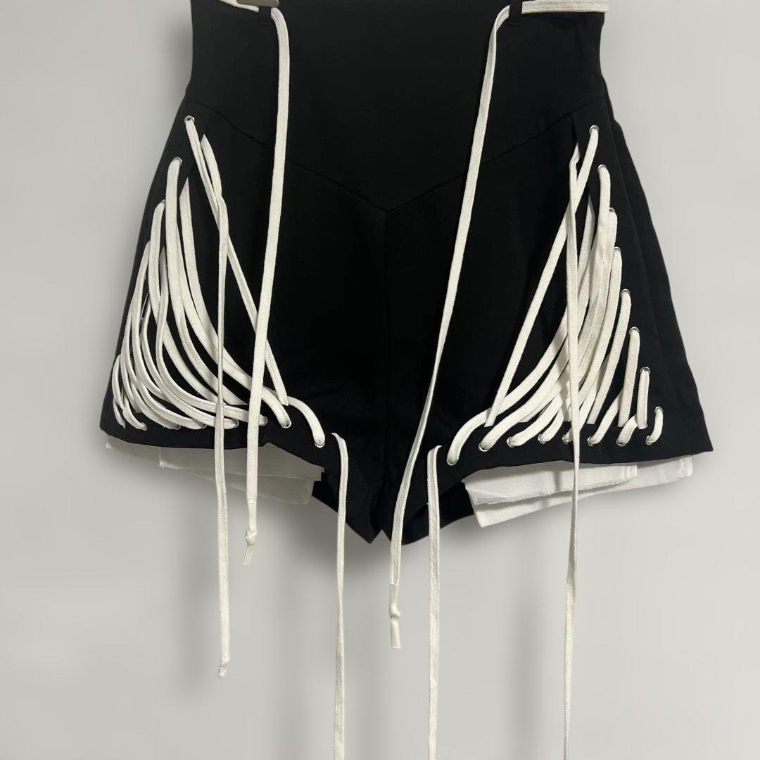 theredthread レースアップショーツ　S lace up shorts