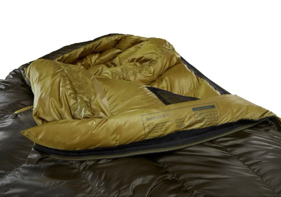 定価 8.9万 ノルディスク 寝袋 シュラフ balance 600 zip L