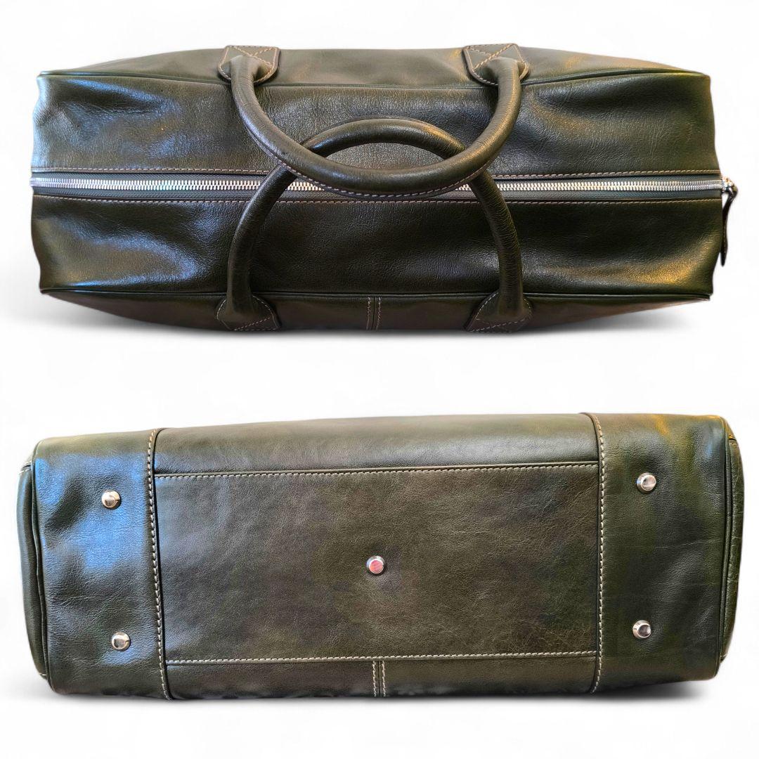 極美品✨レア✨土屋鞄 2way レザー ボストンバッグ オリーブ