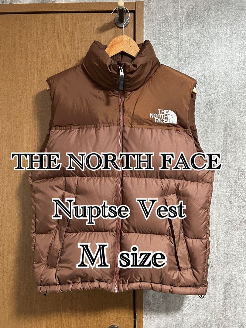 THE NORTH FACE ヌプシベスト M 茶 ND92232