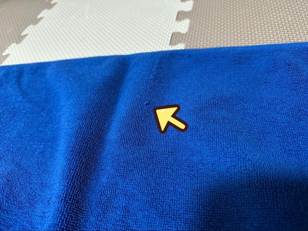 アントニオ猪木　青タオル　ネーム刺繍　レア希少