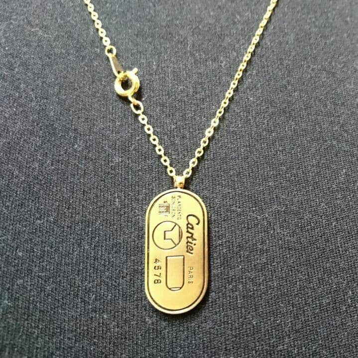 良品Cartier カルティエ ネクタイピン カフス ネックレス セット