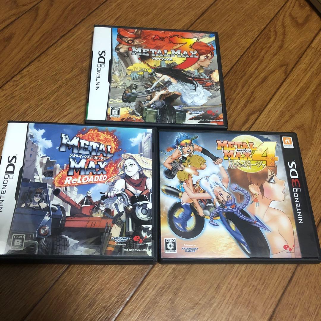 3DS メタルマックス4 DS メタルマックス2リローデッド メタルマックス3