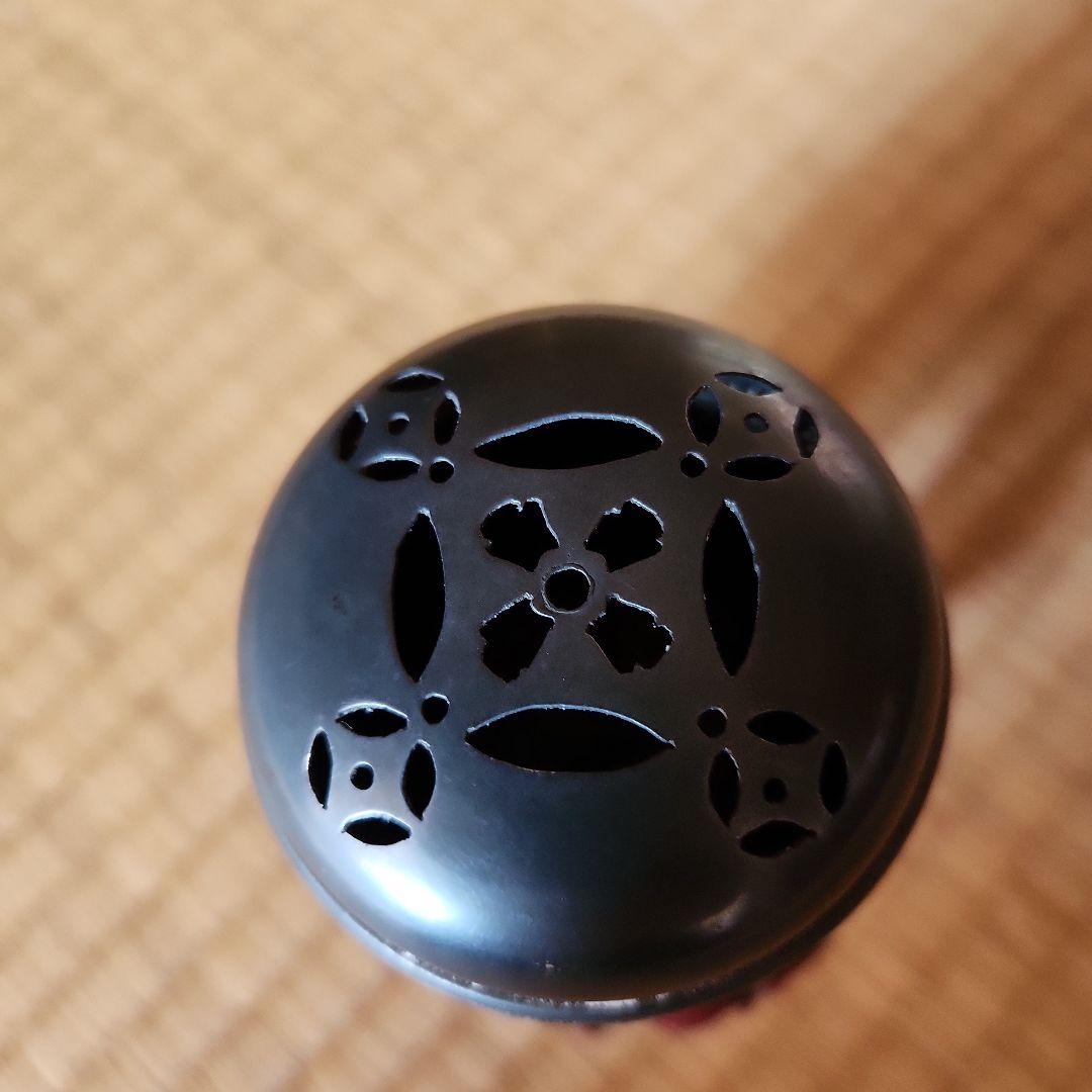 朝鮮唐津銀蓋付香枦