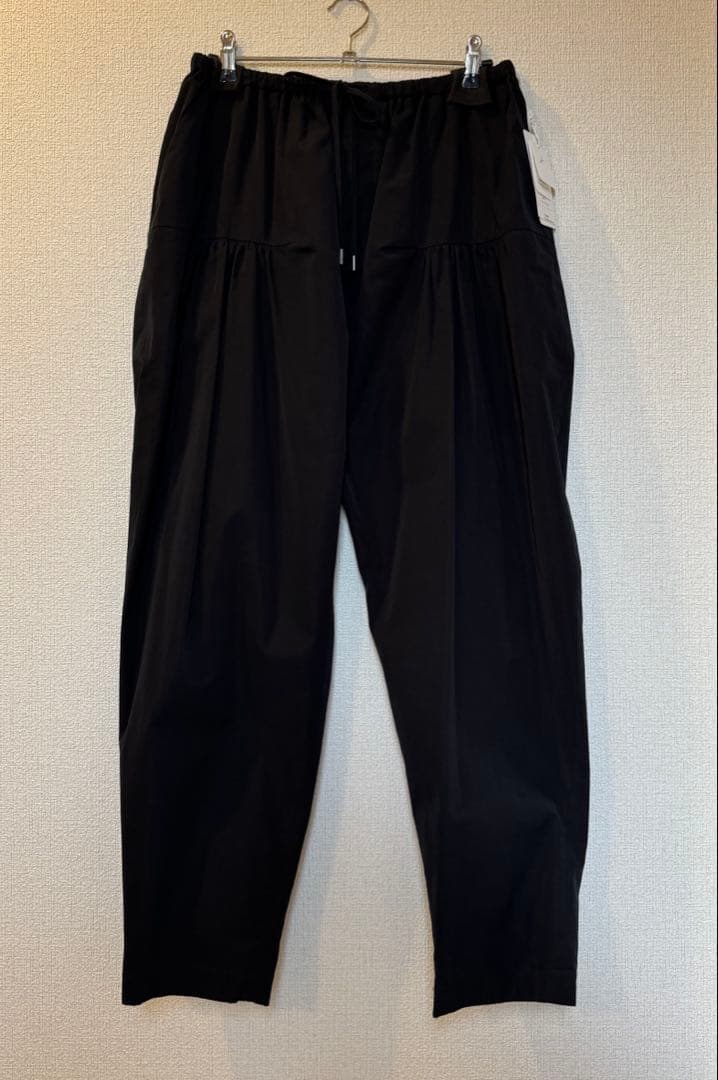 ミナペルホネン moment テーパードパンツ black 40 25-26aw