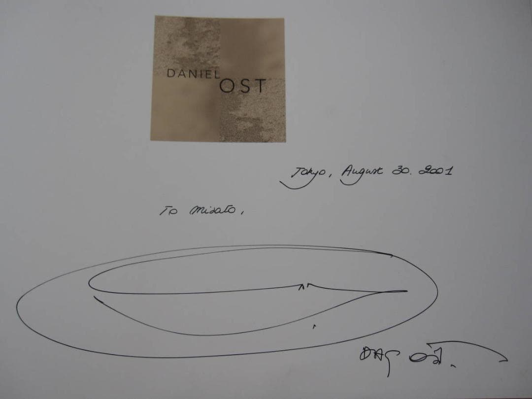 Leafing throuth Flowers　DANIEL OST　サイン入り