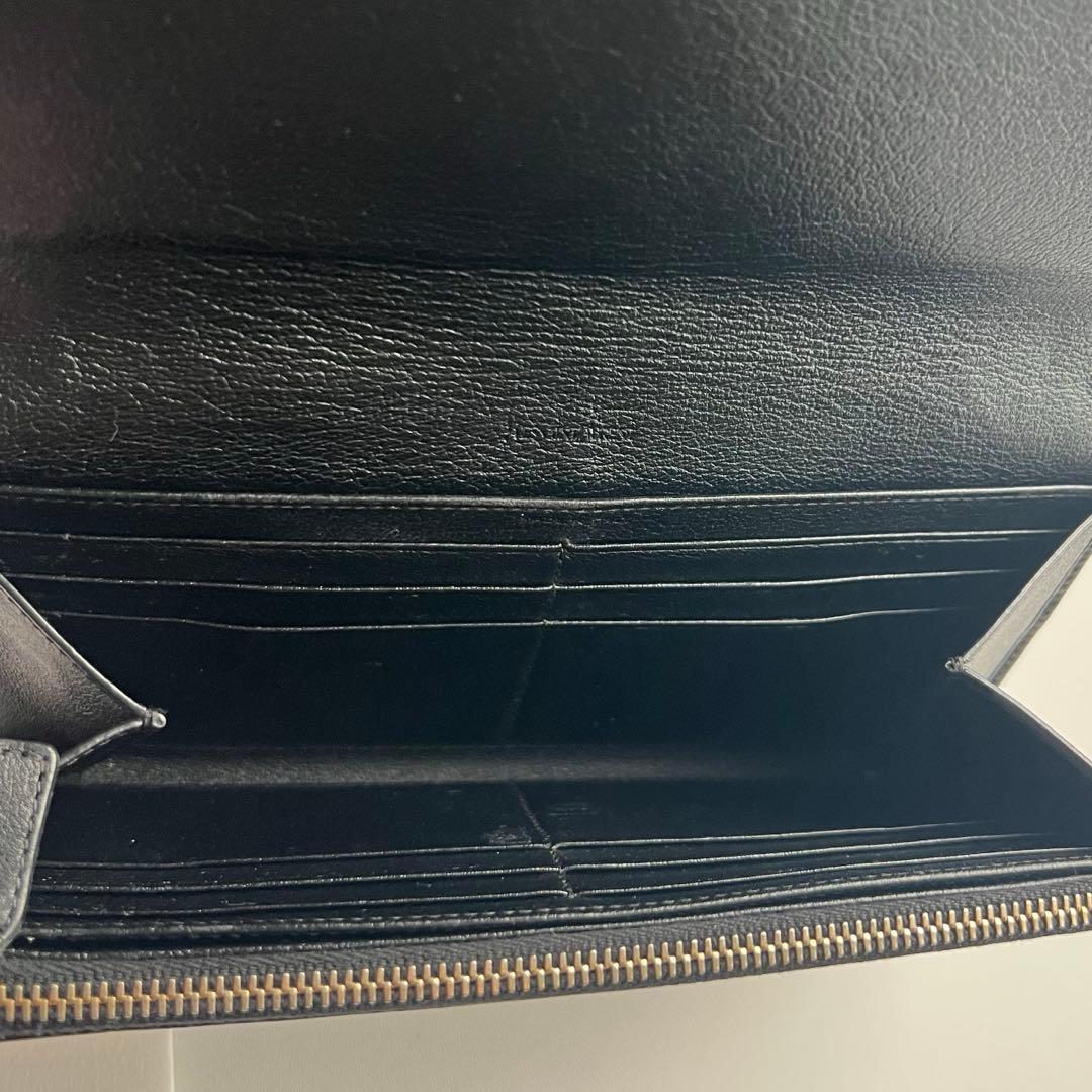 61 極上美品 SAINTLAURENT イヴサンローラン 2つ折り 長財布