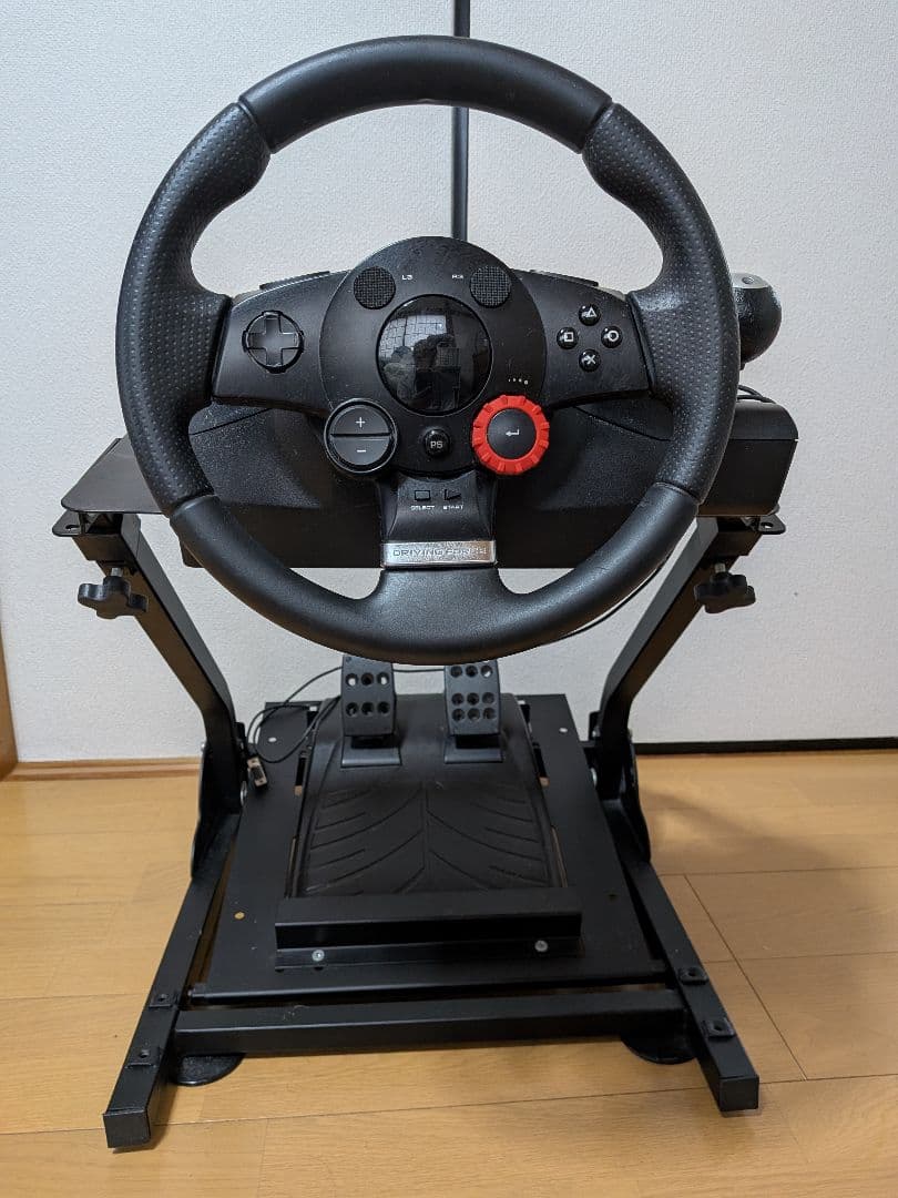 レーシングホイールスタンド（ハンドルコントローラー2セット付）