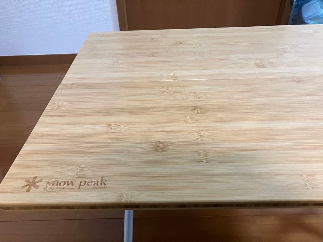 スノーピーク　ワンアクションテーブル竹