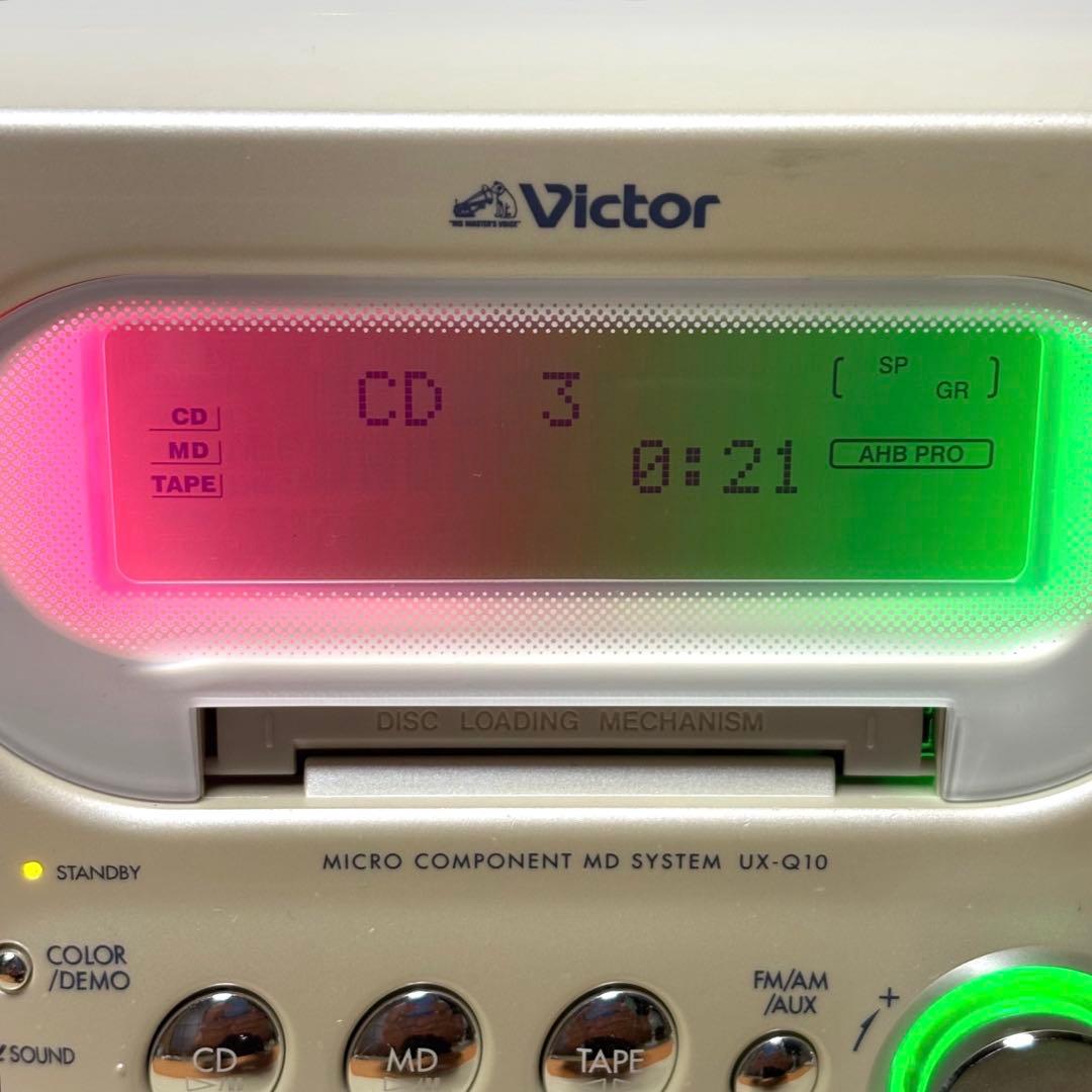 Victor UX-Q10 マイクロコンポーネントMDシステム ビクター