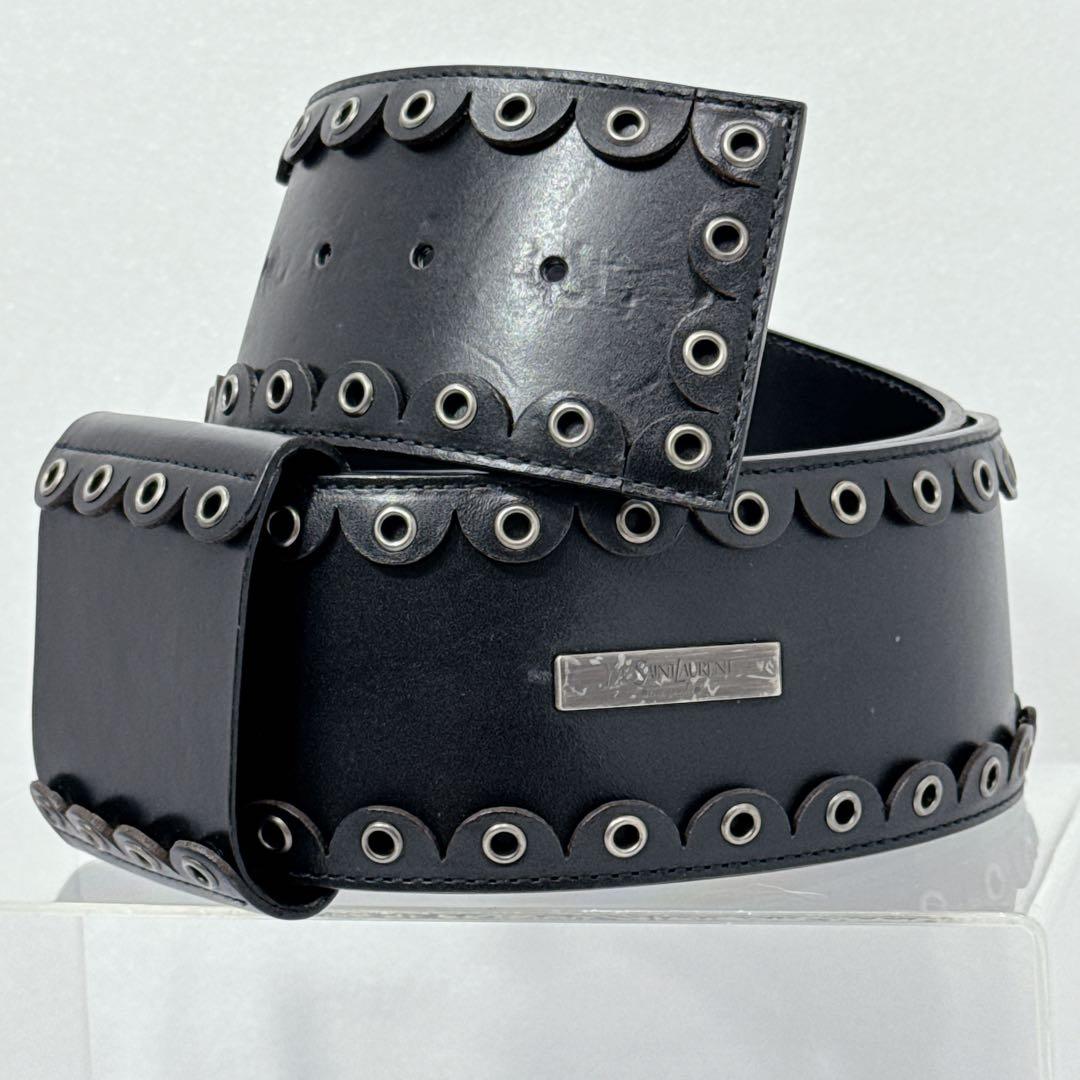 YVES SAINT LAURENT リヴゴーシュ ベルト　アイレット