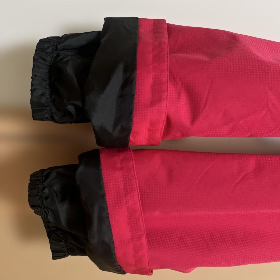 グレー フード付き スキーウェア 中綿入り　160