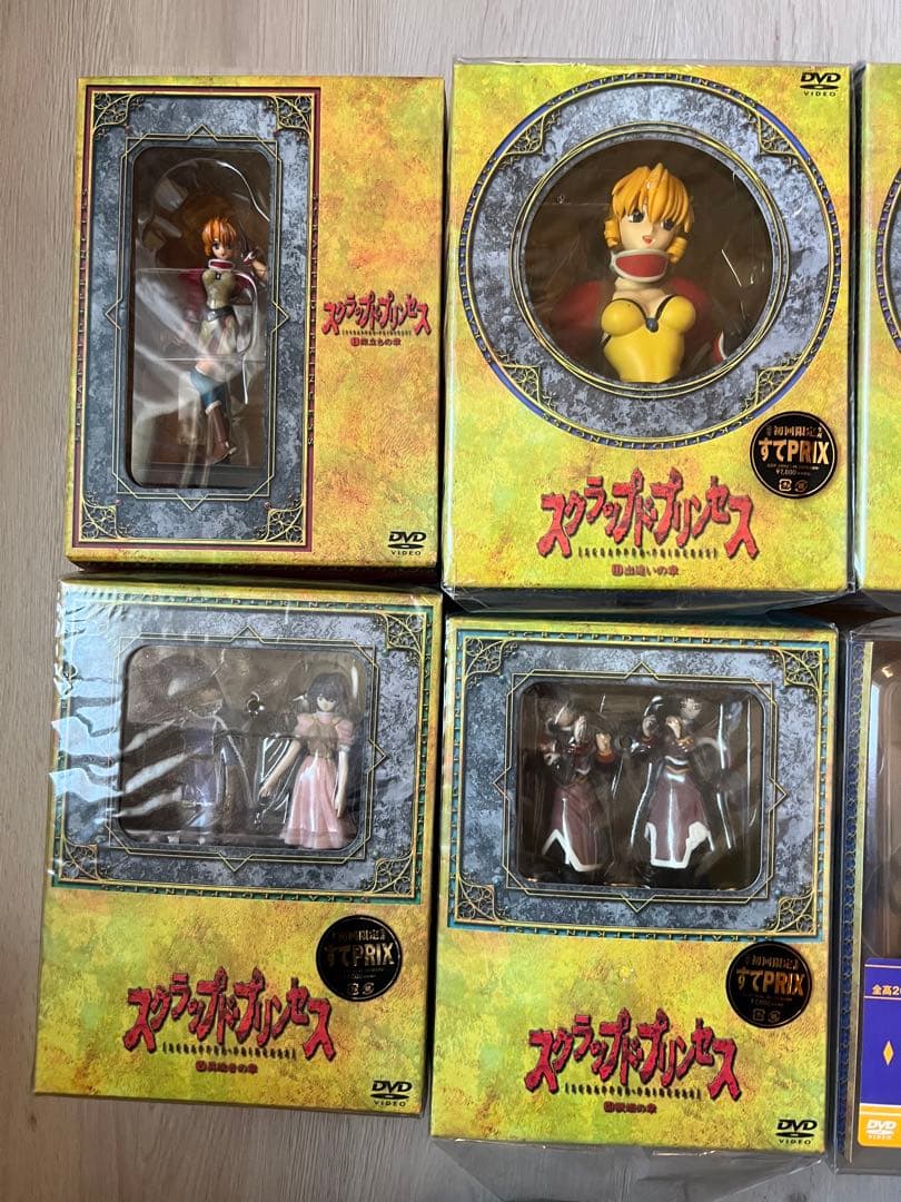 スクラップド・プリンセス ＰＲＩＸ版 DVD全１２巻  フィギュア未開封
