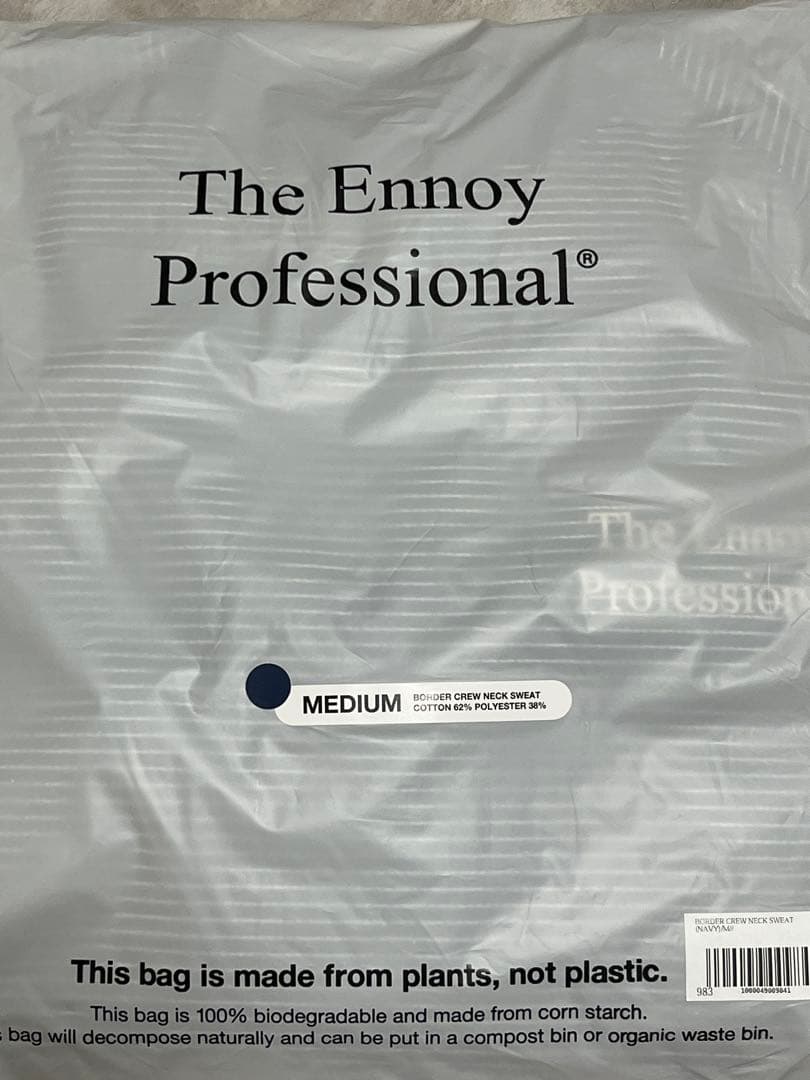 The Ennoy Professional ストライプスウェット MEDIUM