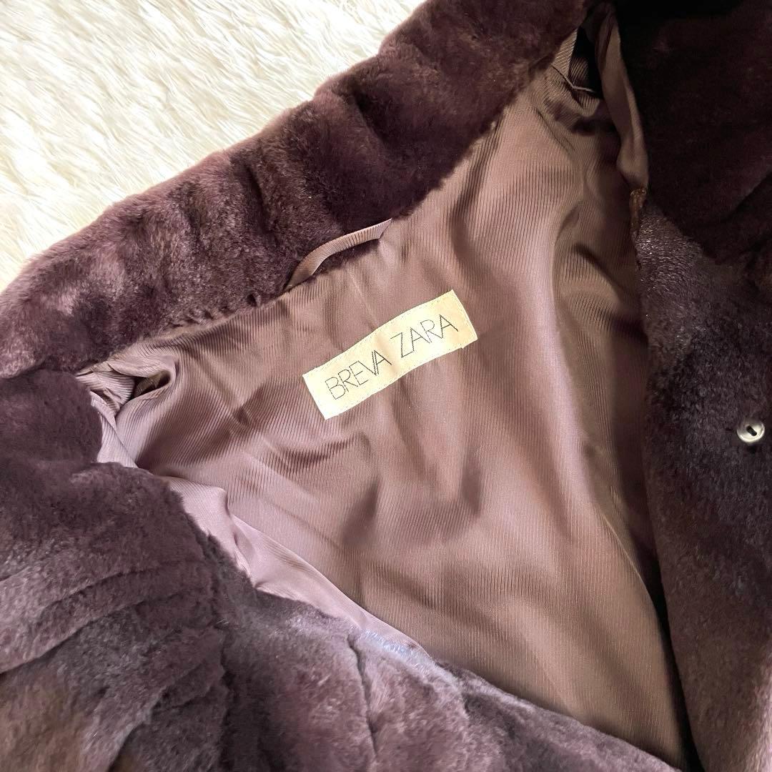 SAGA MINK 高級ミンクファーロングコート　ライトパープル