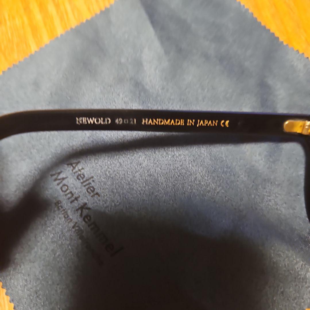 ayame NEWOLD 眼鏡 メガネ ブラック 黒縁 49◻︎21