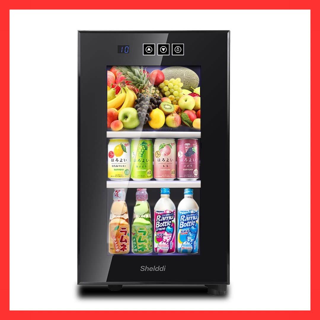 小型冷蔵庫 23L 静音 おしゃれ 省エネ ミニ電子冷蔵庫