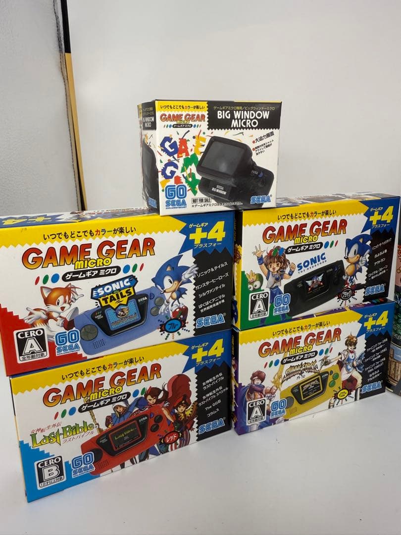GAME GEAR MICRO +4 ゲーム機セット