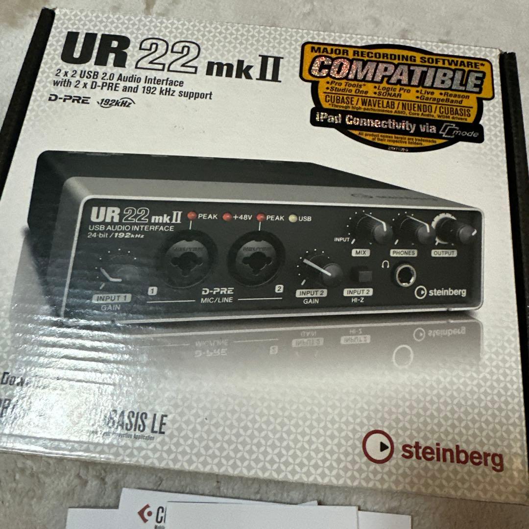 オーディオインターフェースSteinberg (UR22 mkII)