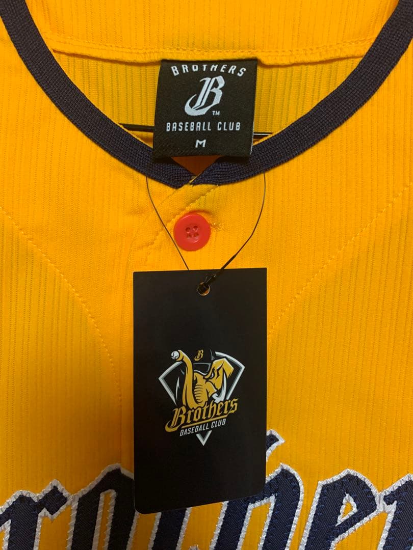 兄弟エレファンツ　ユニフォーム　Mサイズ　黄色　台湾リーグ　野球　中信兄弟