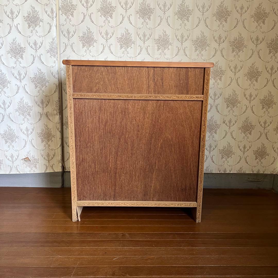 【アンティーク】② 木製 チェスト キャビネット 4杯 収納棚 箪笥 北欧レトロ