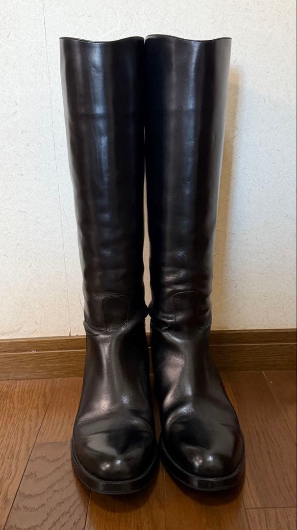 SARTORE ロングブーツ　ジョッキー　黒　サルトル　39