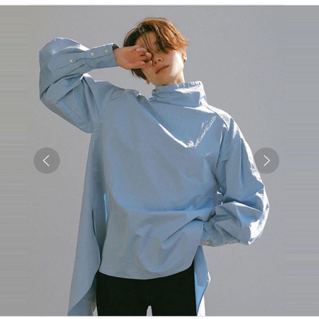 エトレトウキョウ ETRE TOKYO バックスリットボリュームシャツ リボン